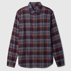 100% Organic Cotton Western Flannel Shirt Men’s Size Large